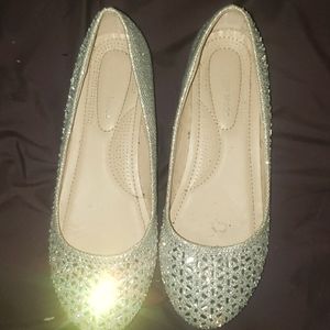 sparkly flats (size 7)